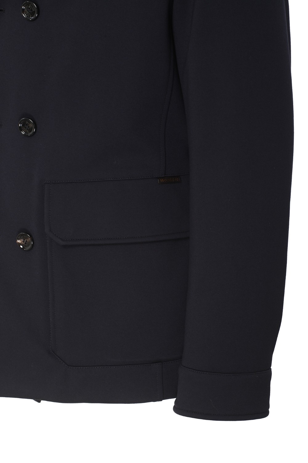 shop MOORER Saldi Giaccone: Moorer giaccone in piuma d'oca.
Trama jersey.
Targhetta con logo.
Collo alto.
Chiusura doppiopetto con bottoni.
Chiusura frontale nascosta con zip.
Maniche lunghe.
Orli con abbottonatura.
Due tasche frontali con pattina.
Senza spacchi,
orlo dritto.
Fodera trapuntata.
Composizione fodera: poliammide 100%.
Composizione esterno: viscosa 65%, poliammide 30%, elastam 5%.
Made in Italy.. BAS TZ-U0402 number 6276883
